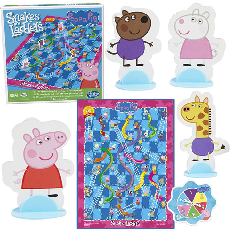 Stolová hra Rebríky a hady Peppa Pig