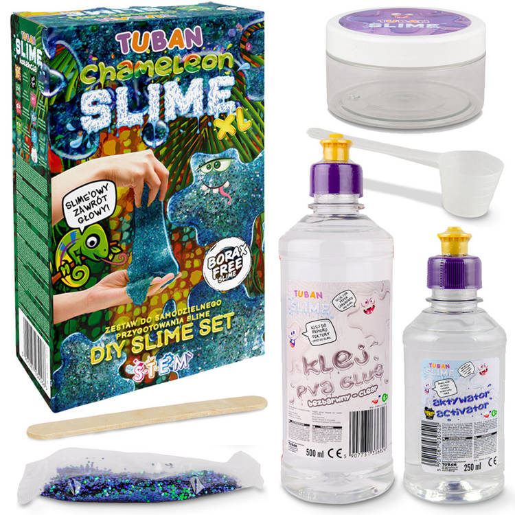 mamido TUBAN Veľká sada Slime XL Chameleon