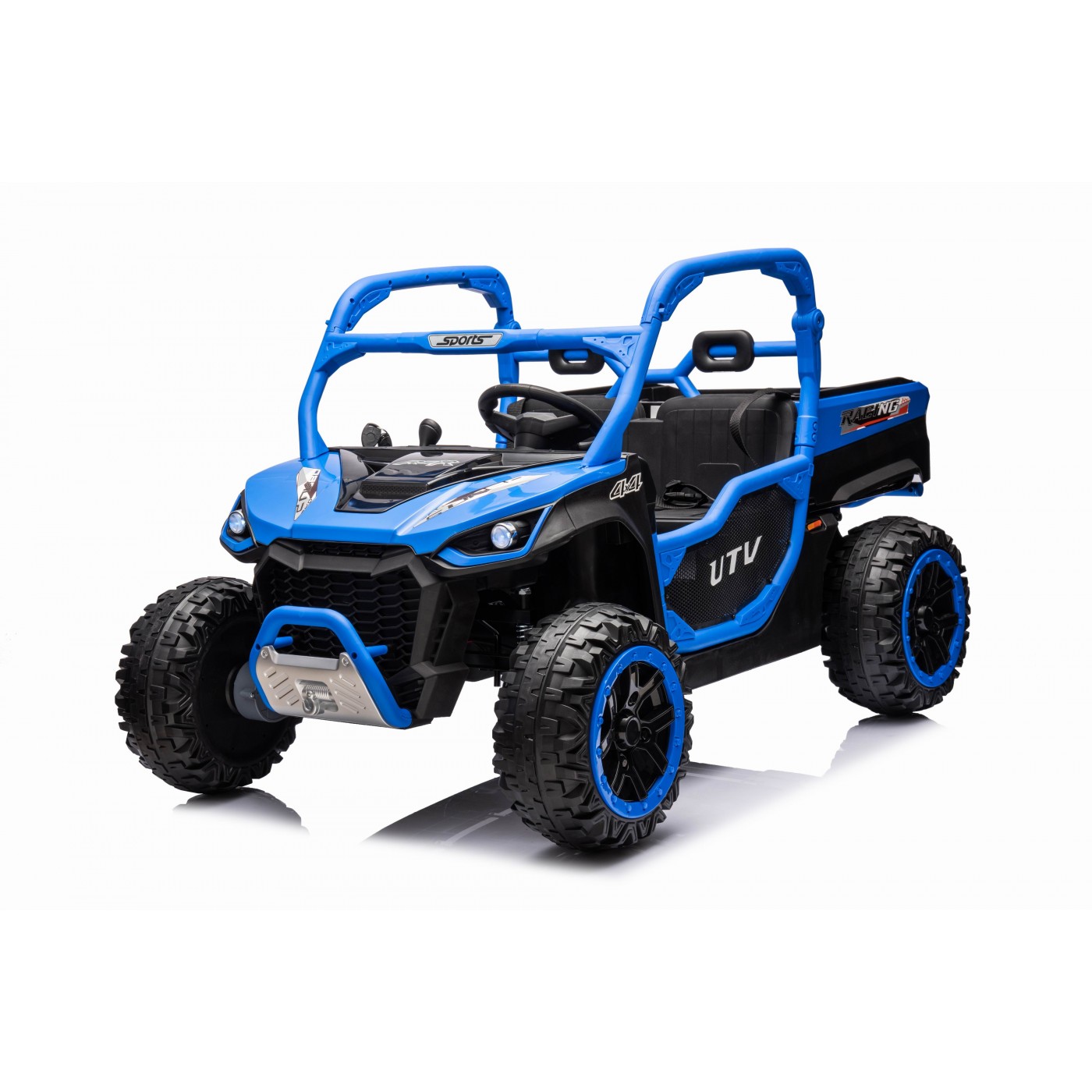 mamido Detské elektrické autíčko Farmer Truck UTV Racing 4x4 24V modré