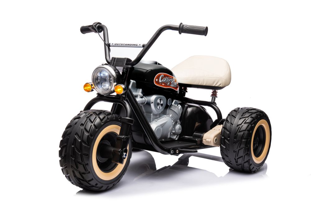 mamido Detská elektrická motorka LL6688 24V 2x800W čierna