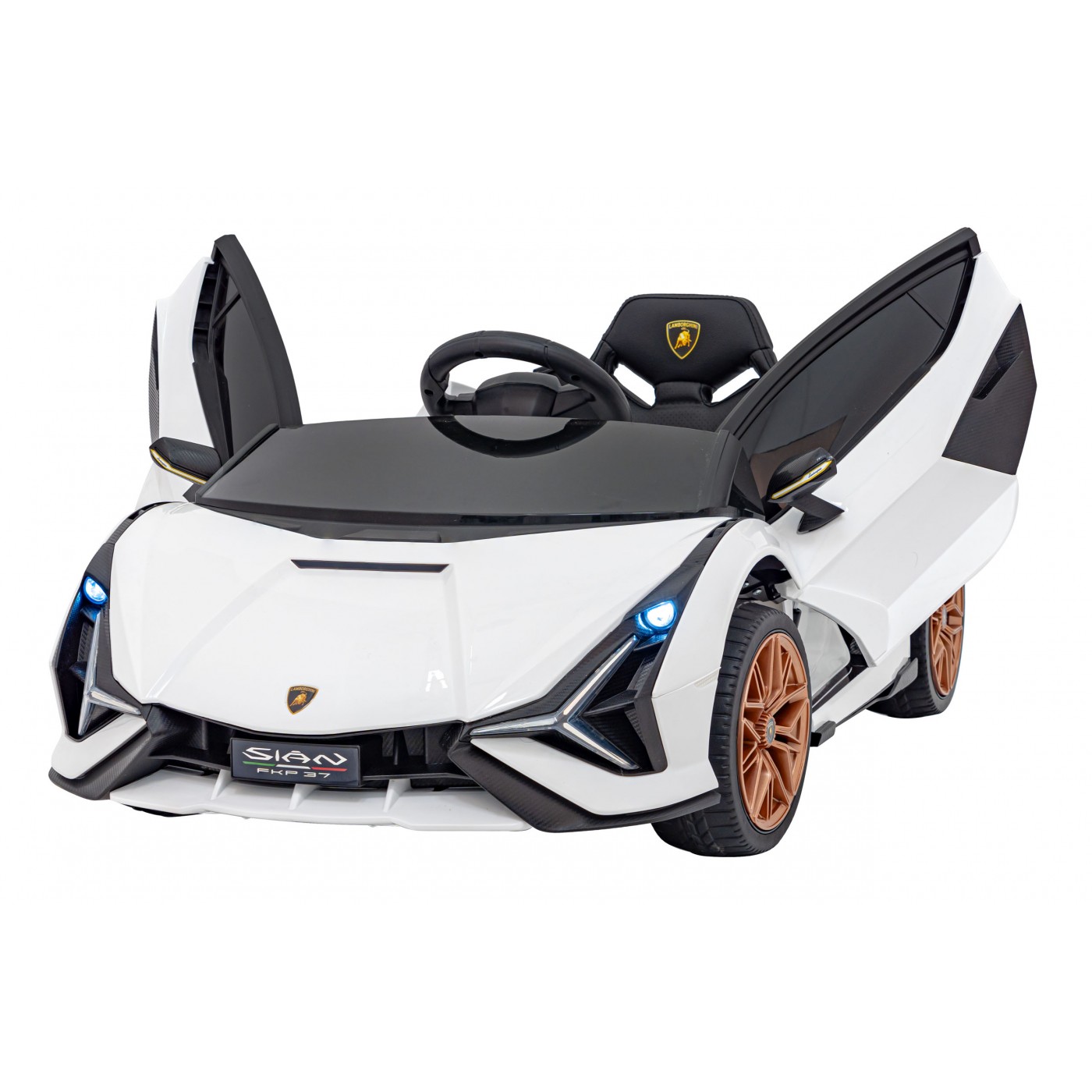 Elektrické autíčko Lamborghini Sian 4x4 biele