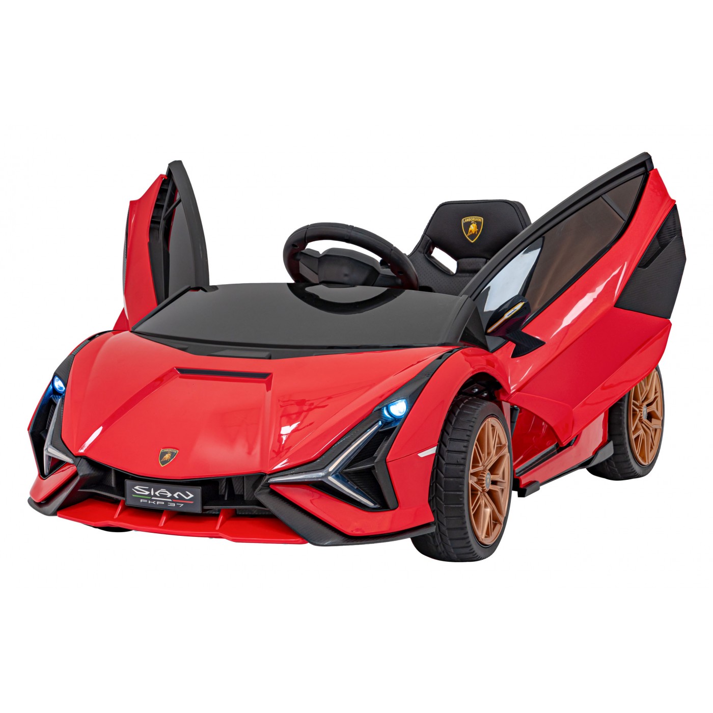 Elektrické autíčko Lamborghini Sian 4x4 červené