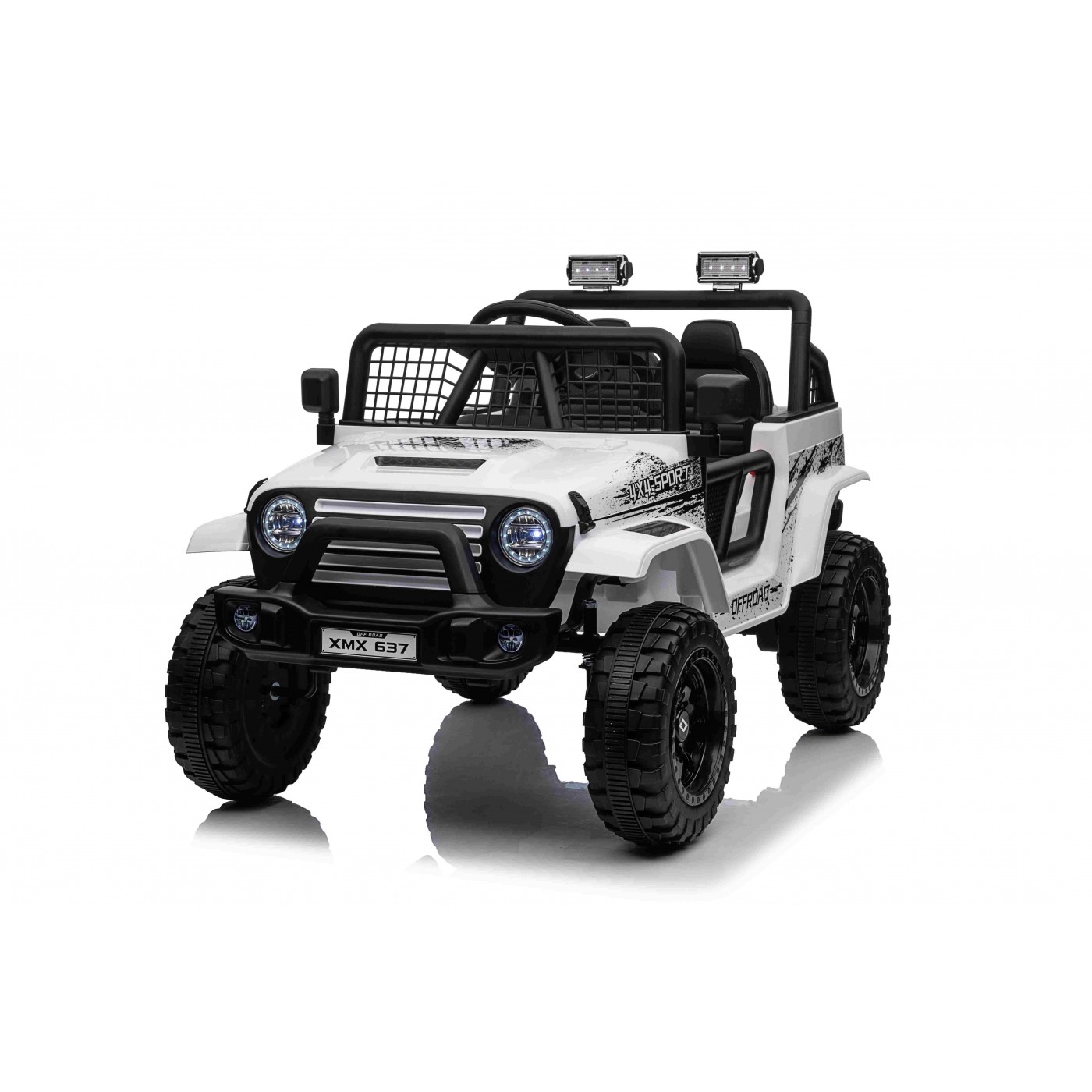 Elektrické autíčko OFF ROAD 4x4 SPORT biele