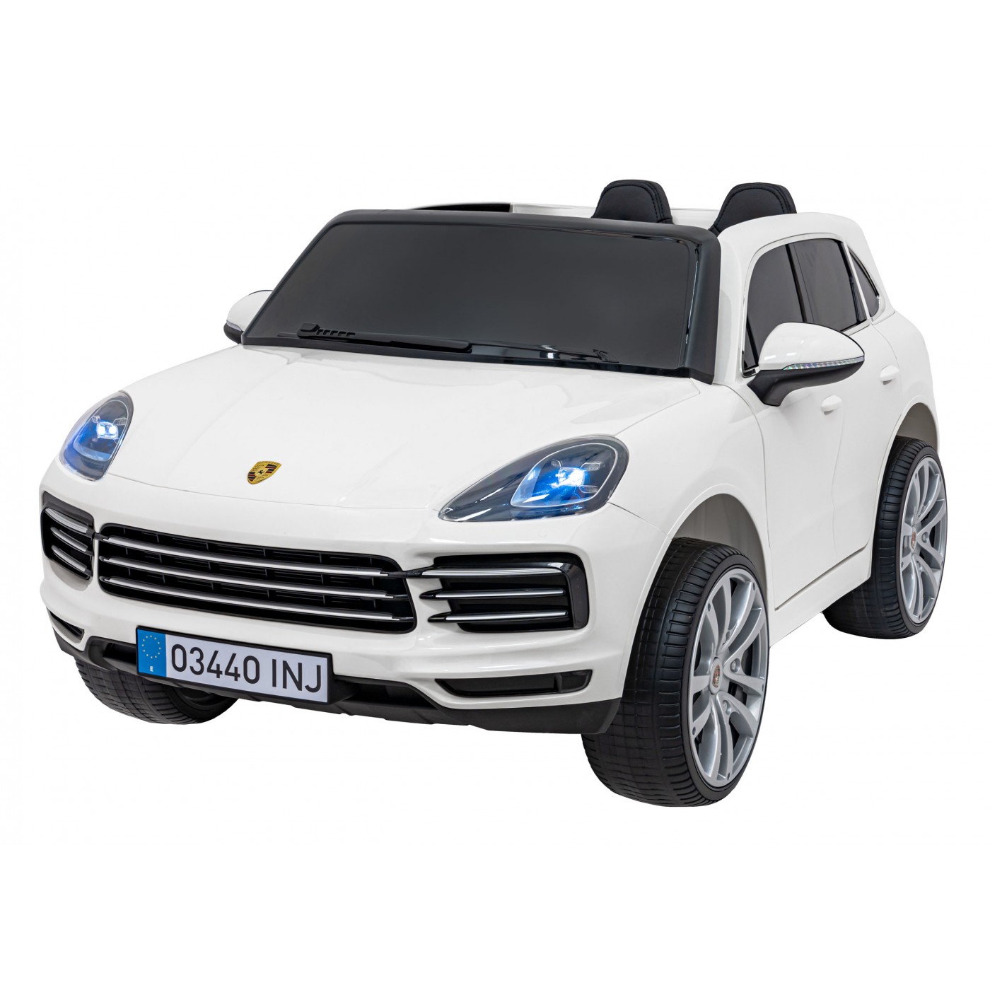 Elektrické autíčko Porsche Cayenne S biele