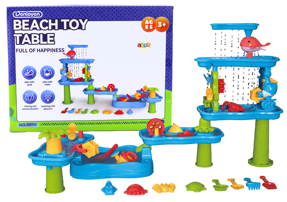 Veľký interaktívny vodný park do piesku