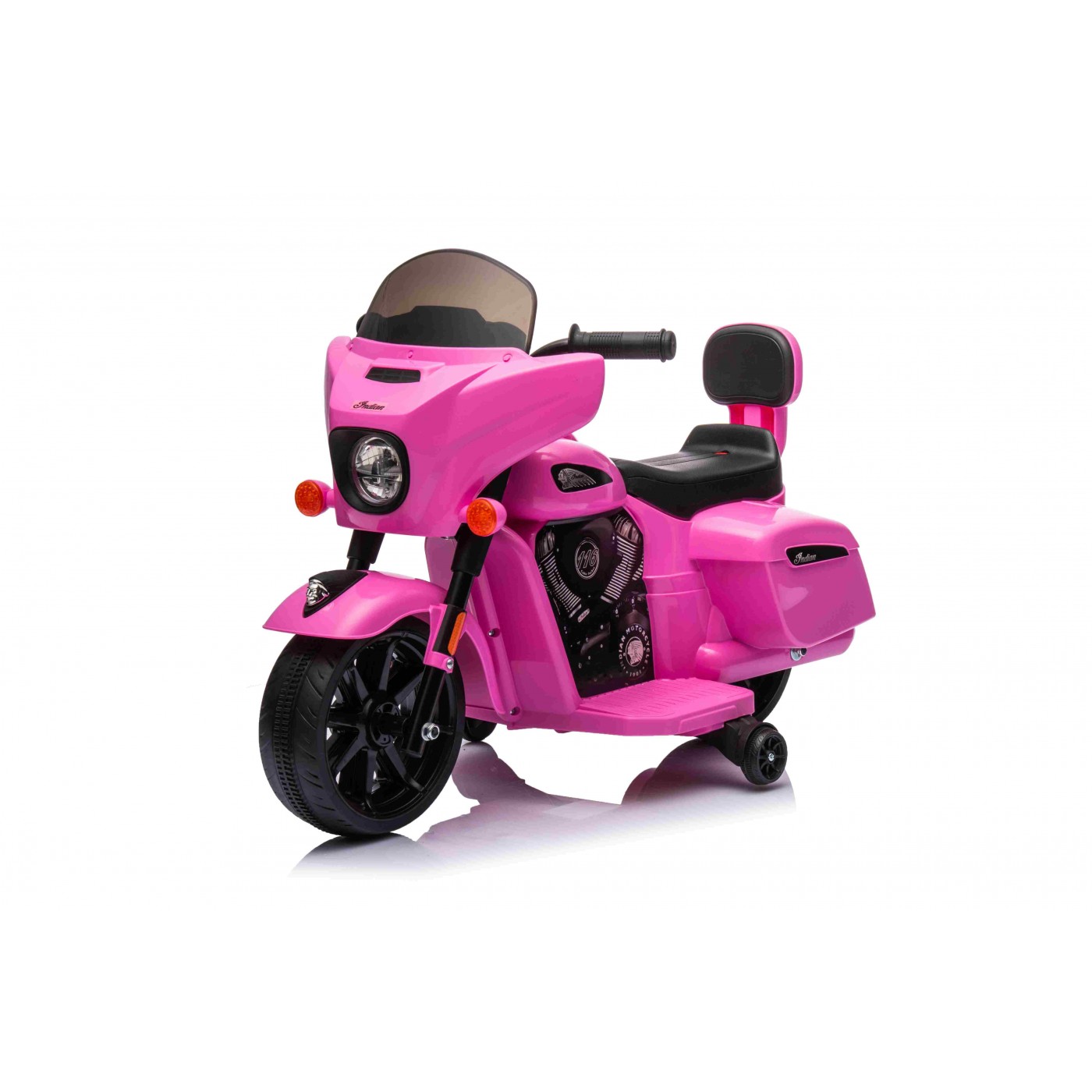 mamido Detská elektrická motorka Chopper INDIAN ružová