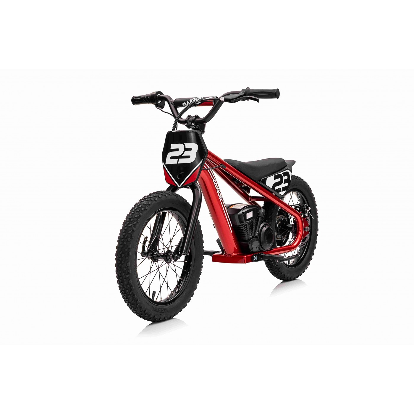 mamido Detské elektrické vozítko Motorka BAIGOR 23 PRO červená
