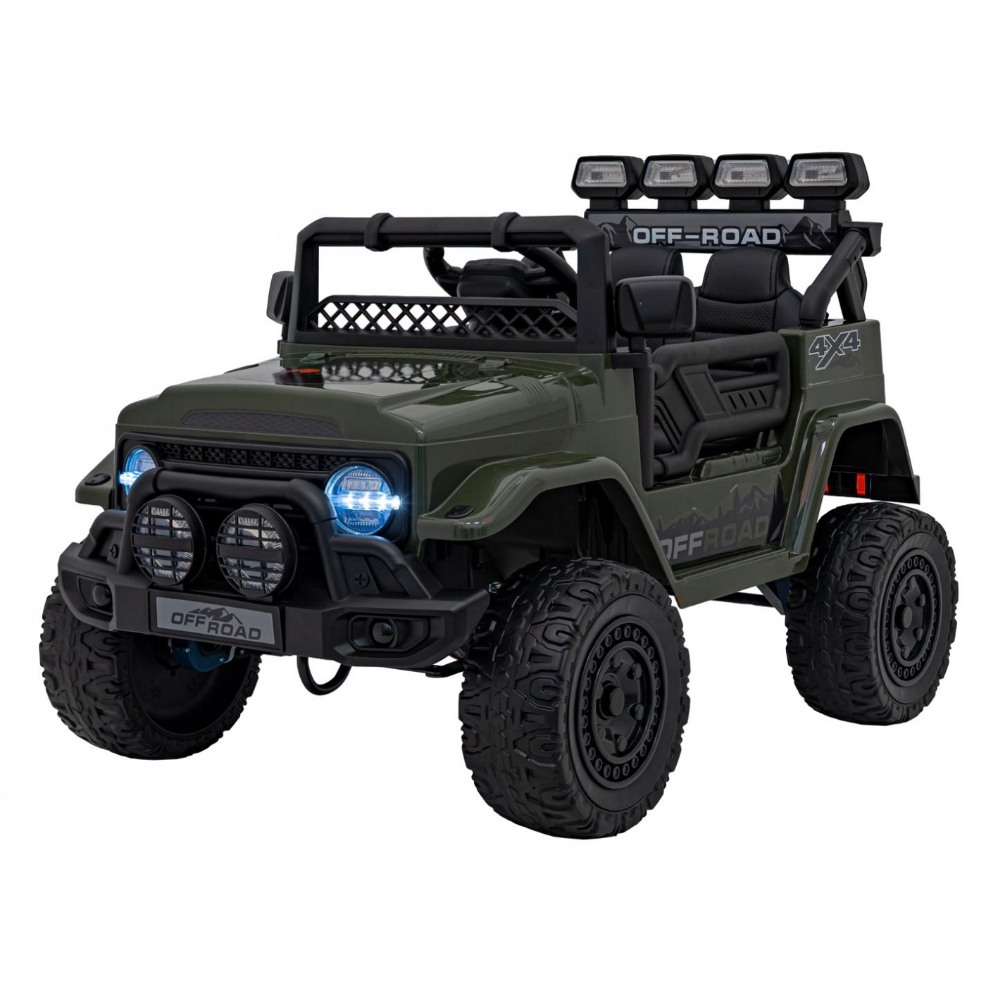 mamido Elektrické autíčko Off-Road Climber 4x4 zelené