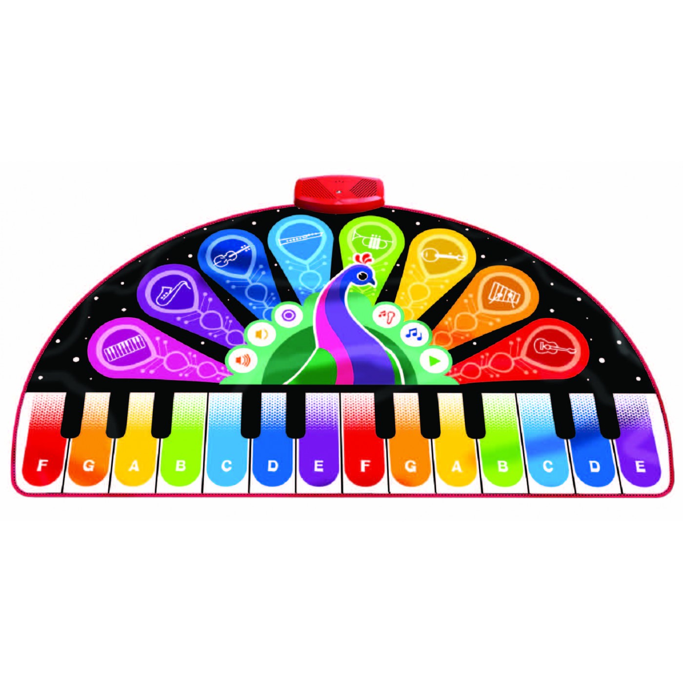 Interaktívna hudobná podložka piano