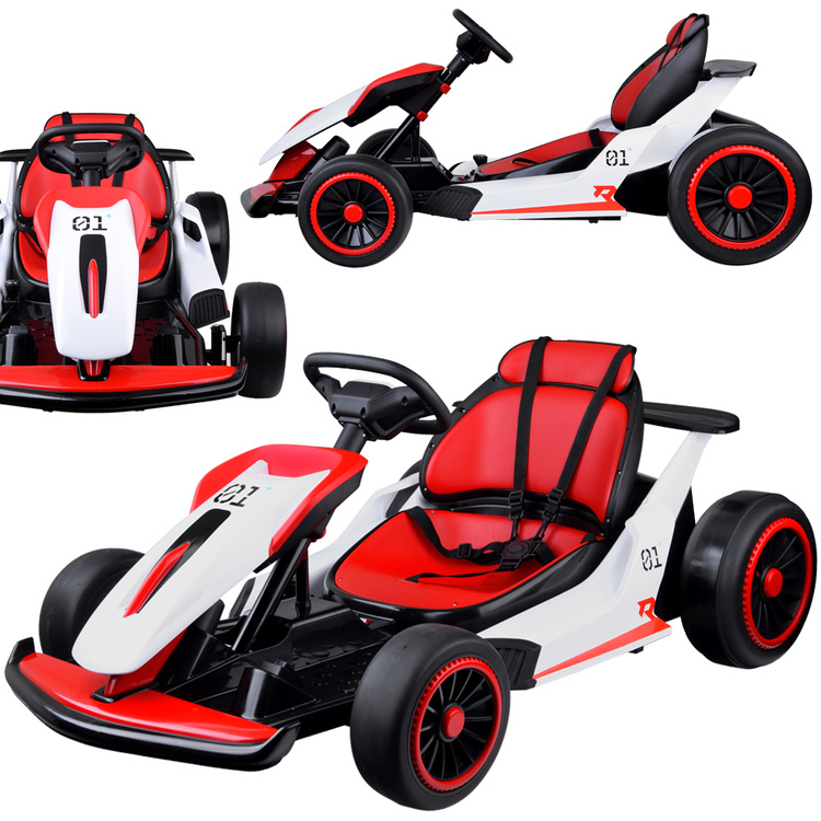 Detská elektrická motokára s funkciou driftu červená