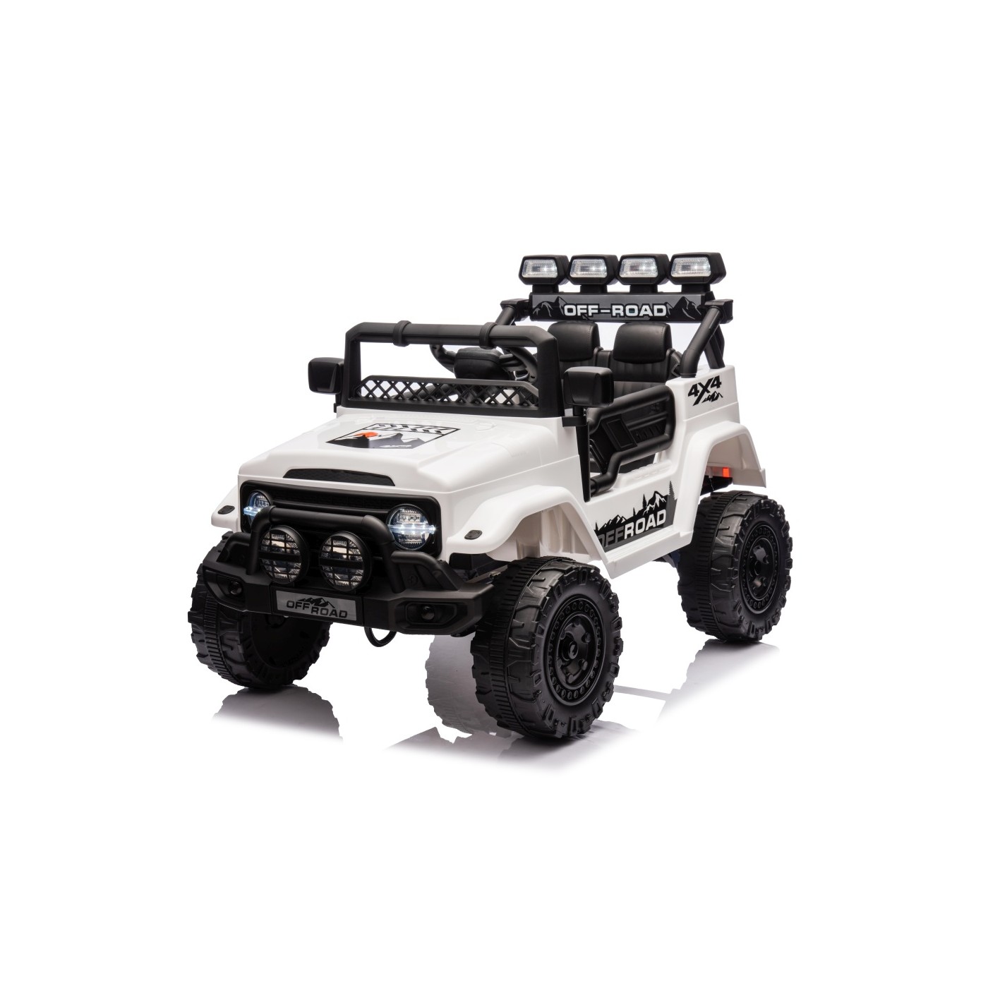Elektrické autíčko Off-Road Climber 4x4 biele