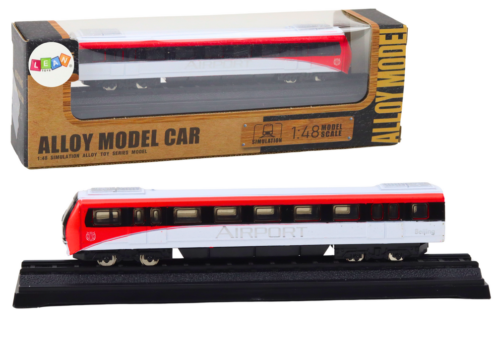 mamido Kovový zberateľský model vlaku 1:48 červená biela
