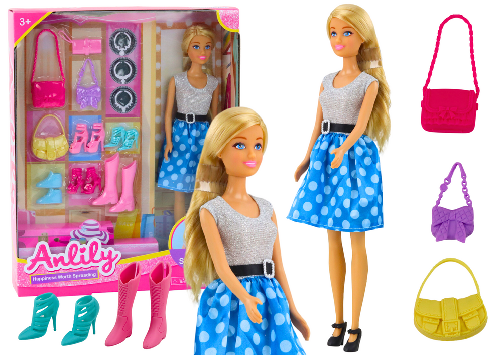 mamido Bábika Anlily s oblečením a doplnkami
