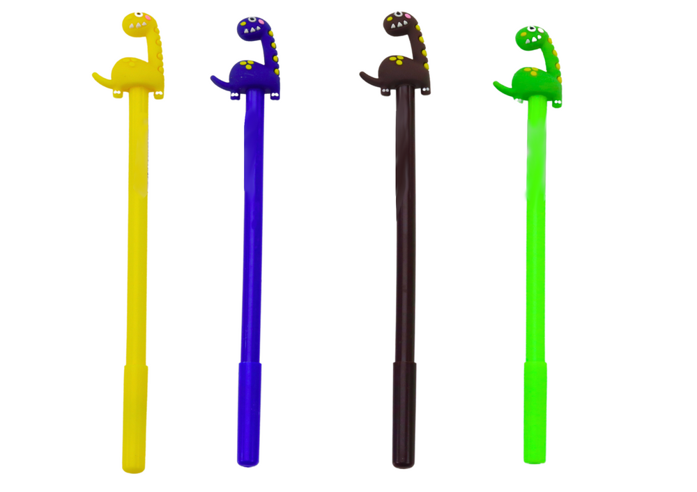 mamido Prepiska s dinosaurom a uzáverom čierny atrament 0,5 mm mix