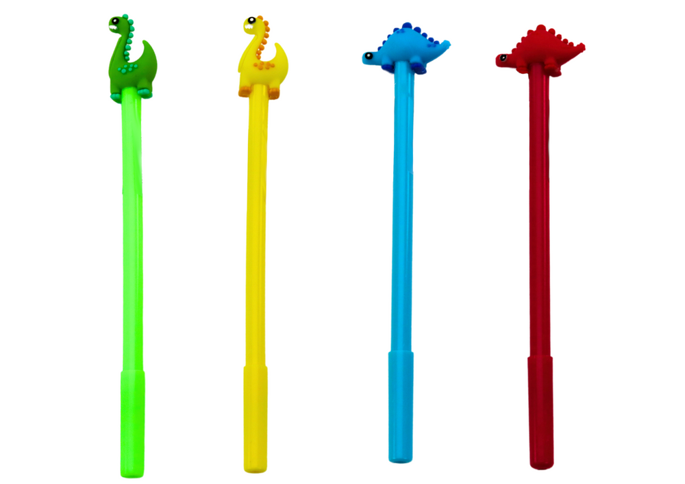 mamido Prepiska s dinosaurom a uzáverom čierny atrament 0,5 mm mix