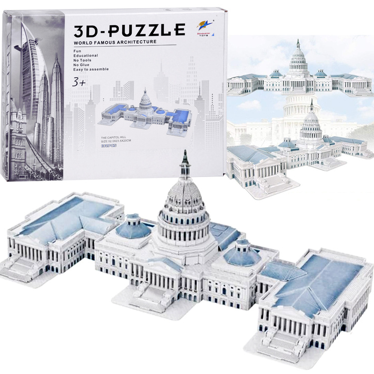 mamido 3D puzzle Capitol Hill 132 dielikov