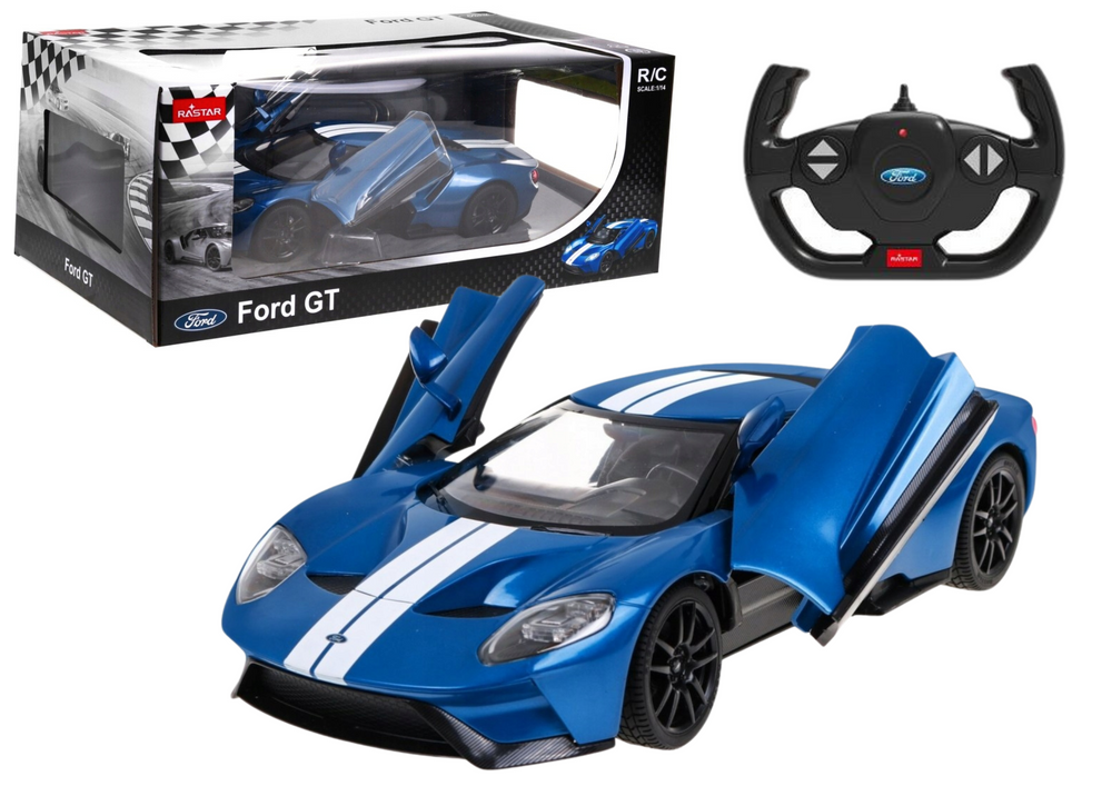 mamido Športové autíčko Ford GT na diaľkové ovládanie RC 1:14 modré