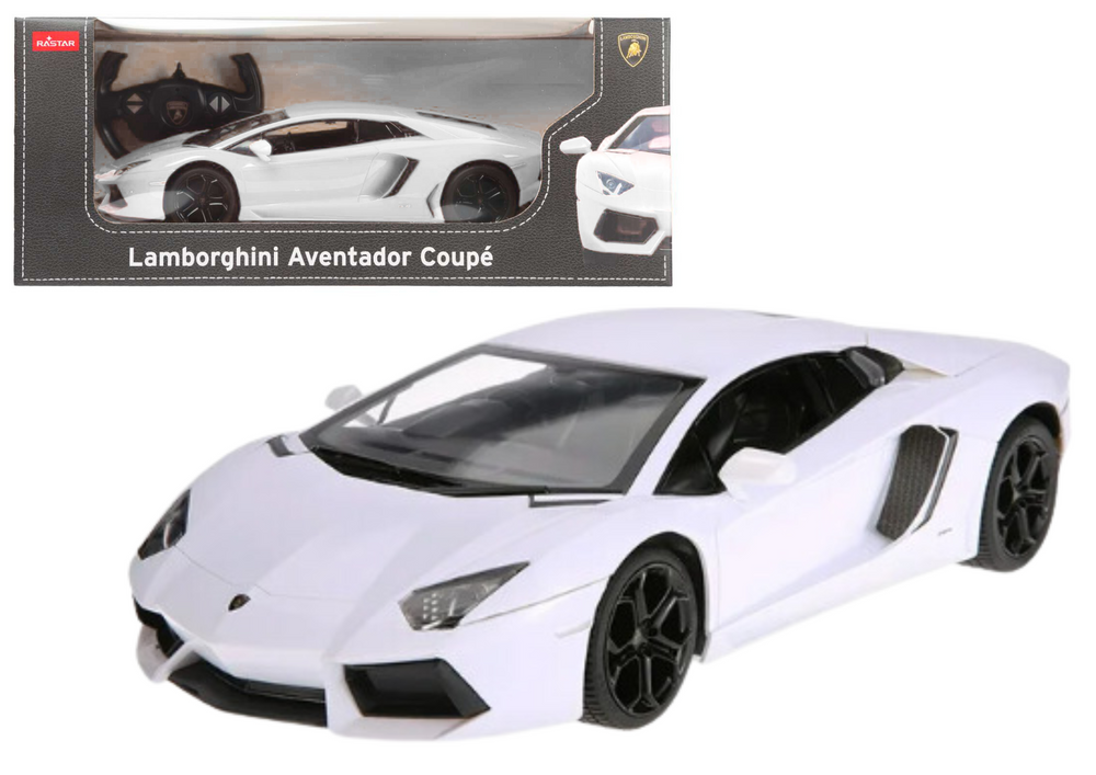 mamido Športové autíčko Lamborghini Aventador LP700 Rastar na diaľkové ovládanie RC 1:14 biele