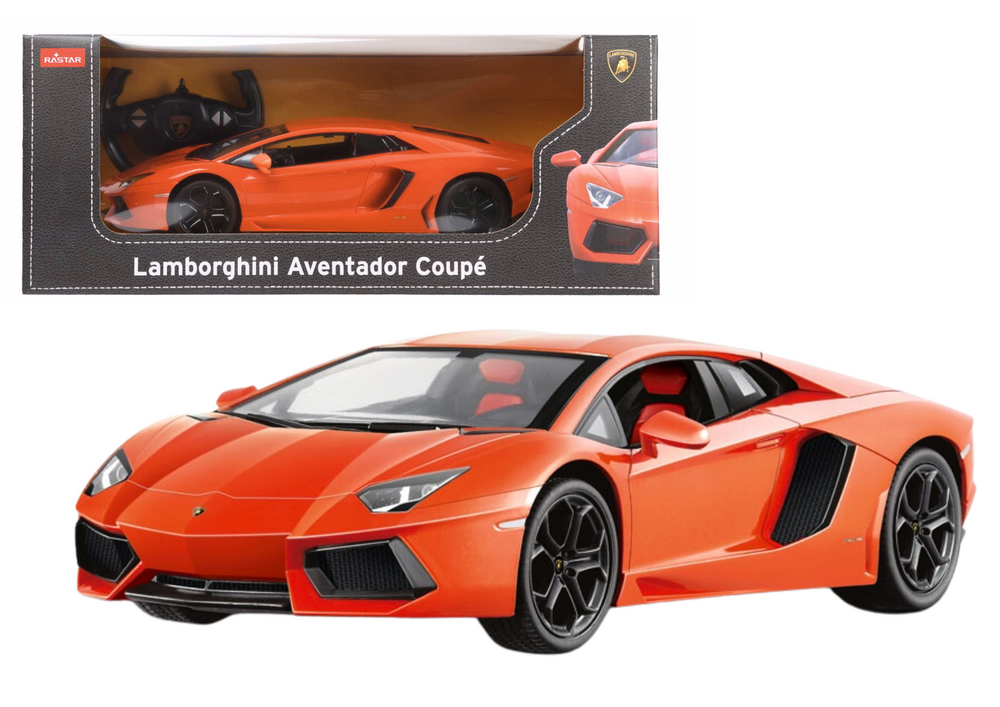 mamido Športové autíčko Lamborghini Aventador LP700 Rastar na diaľkové ovládanie RC 1:14 oranžové