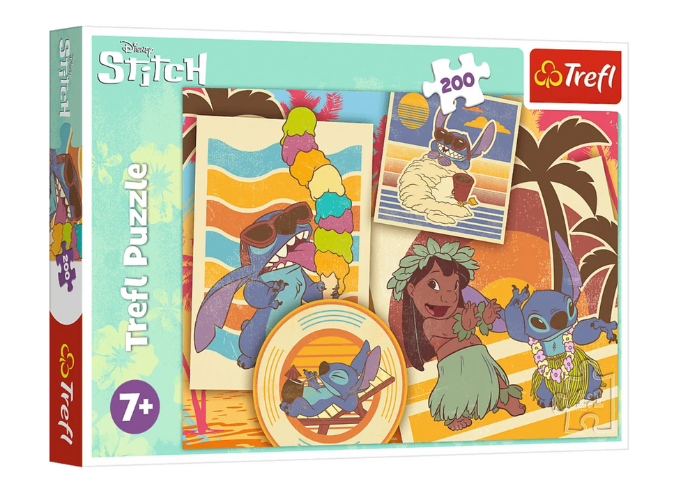 TREFL Puzzle Hudobný svet Lilo a Stitch 200 dielikov Trefl