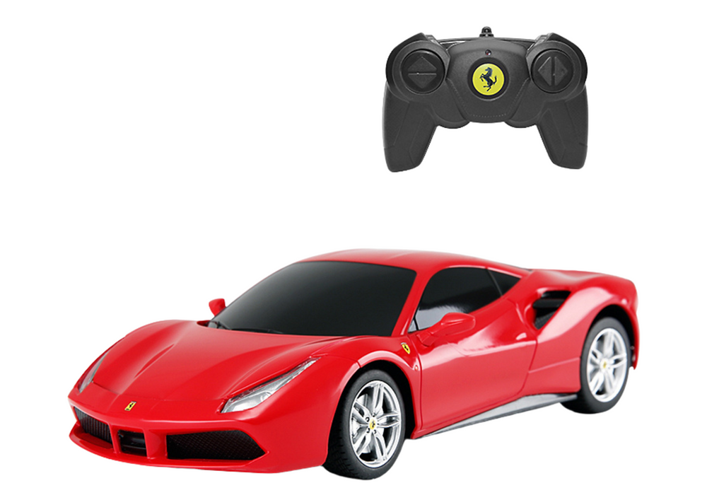 Rastar Auto na diaľkové ovládanie Ferrari 488 GTB 1:24 Rastar červené