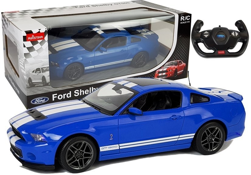Rastar Auto na diaľkové ovládanie RC Ford Shelby 1:14 Rastar modré