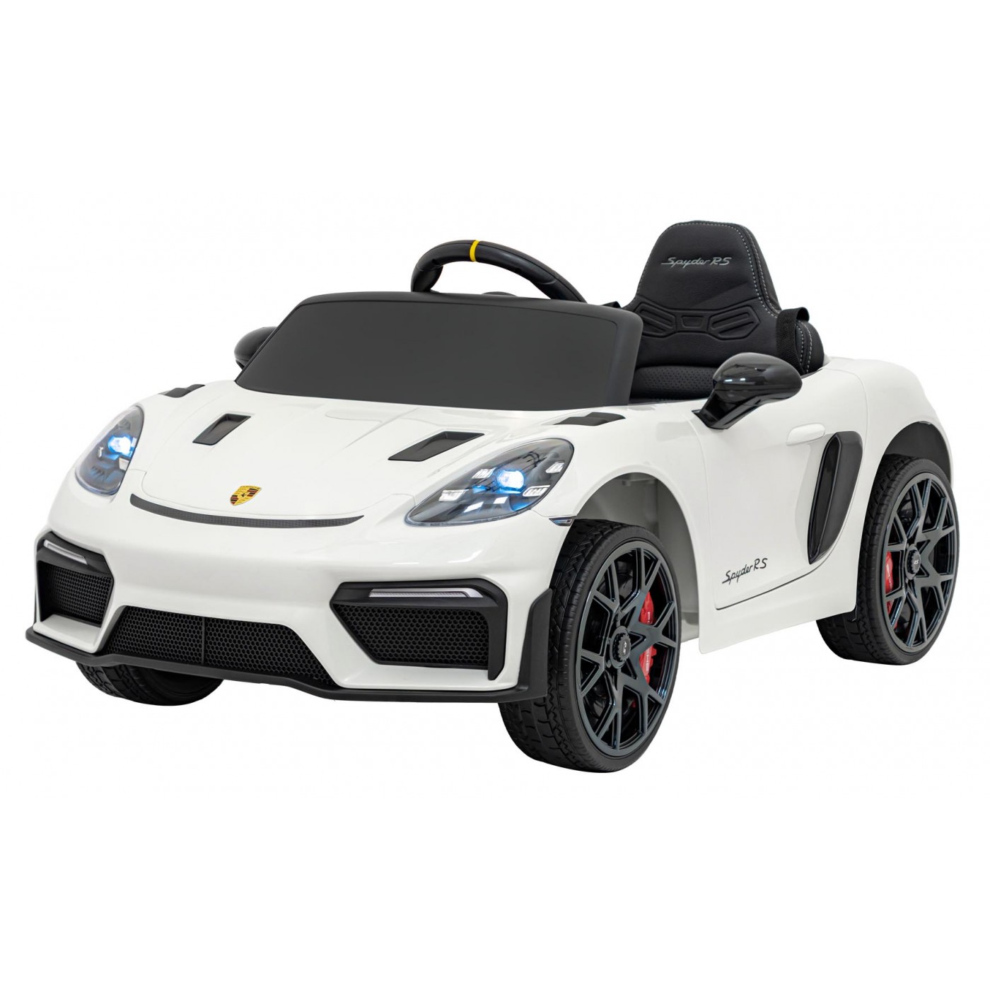 Elektrické autíčko Porsche Spyder RS ​​718 biele