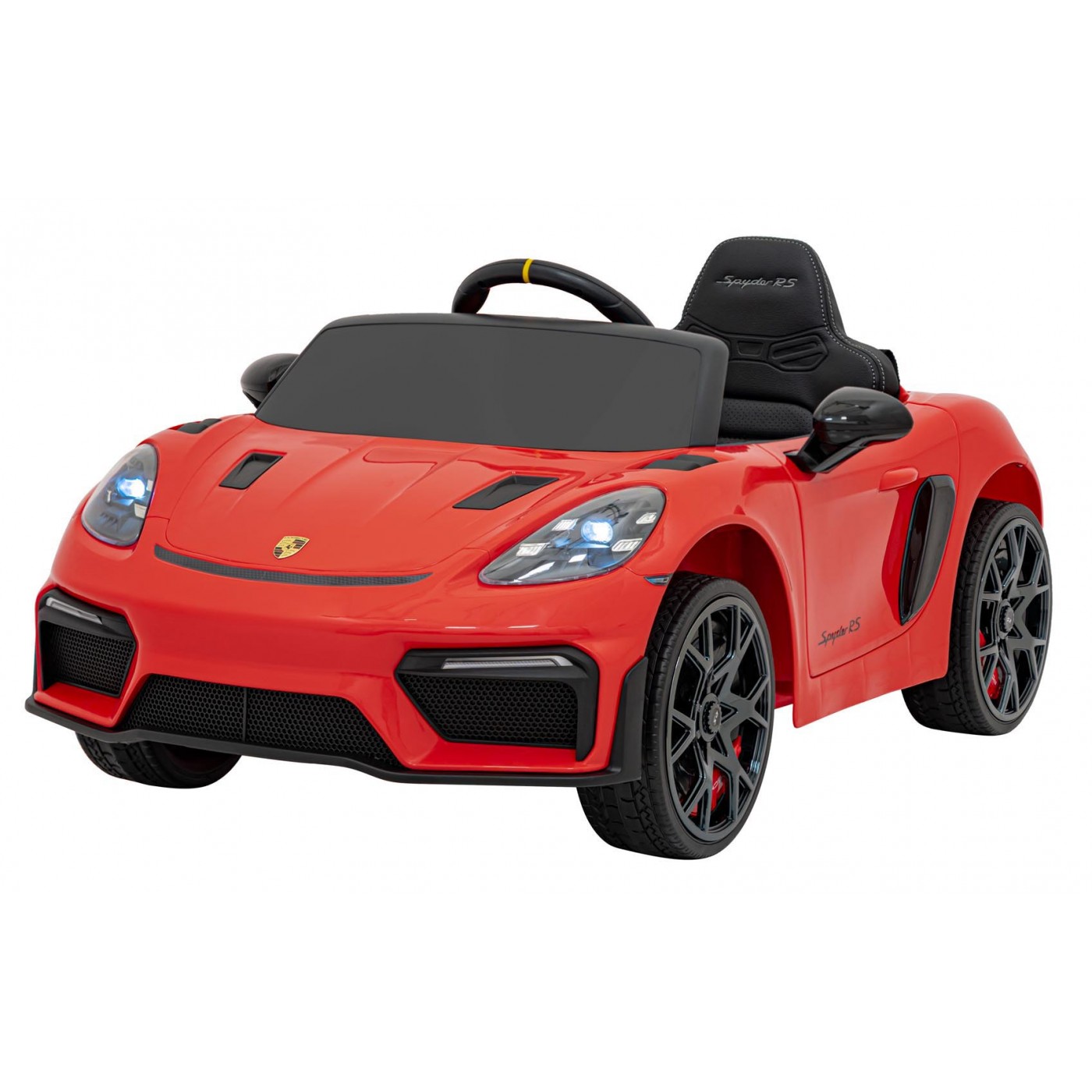 Elektrické autíčko Porsche Spyder RS ​​718 červené