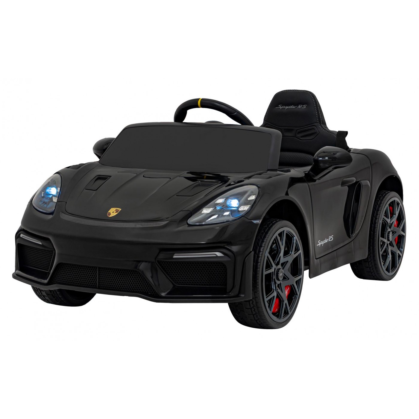 Elektrické autíčko Porsche Spyder RS ​​718 MP4 čierne