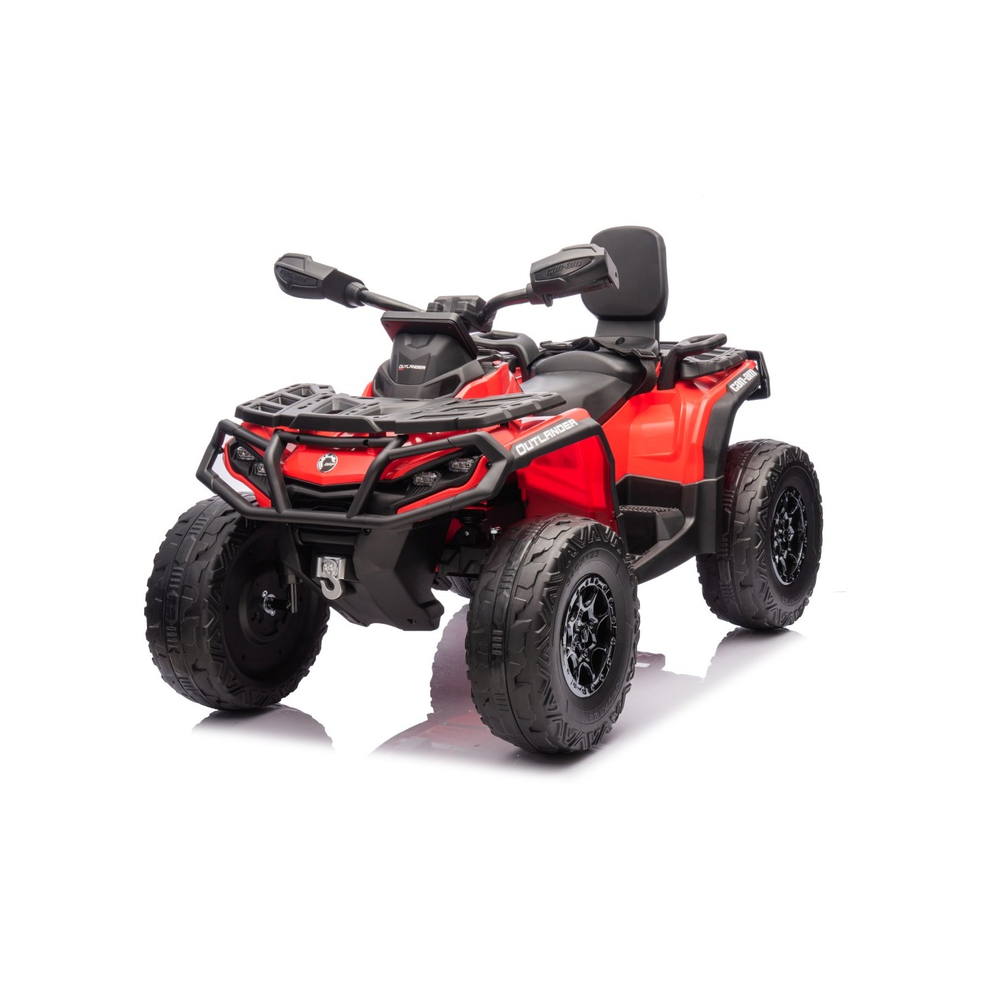 Detská elektrická štvorkolka Can-Am Outlander ATV 4x200W červená