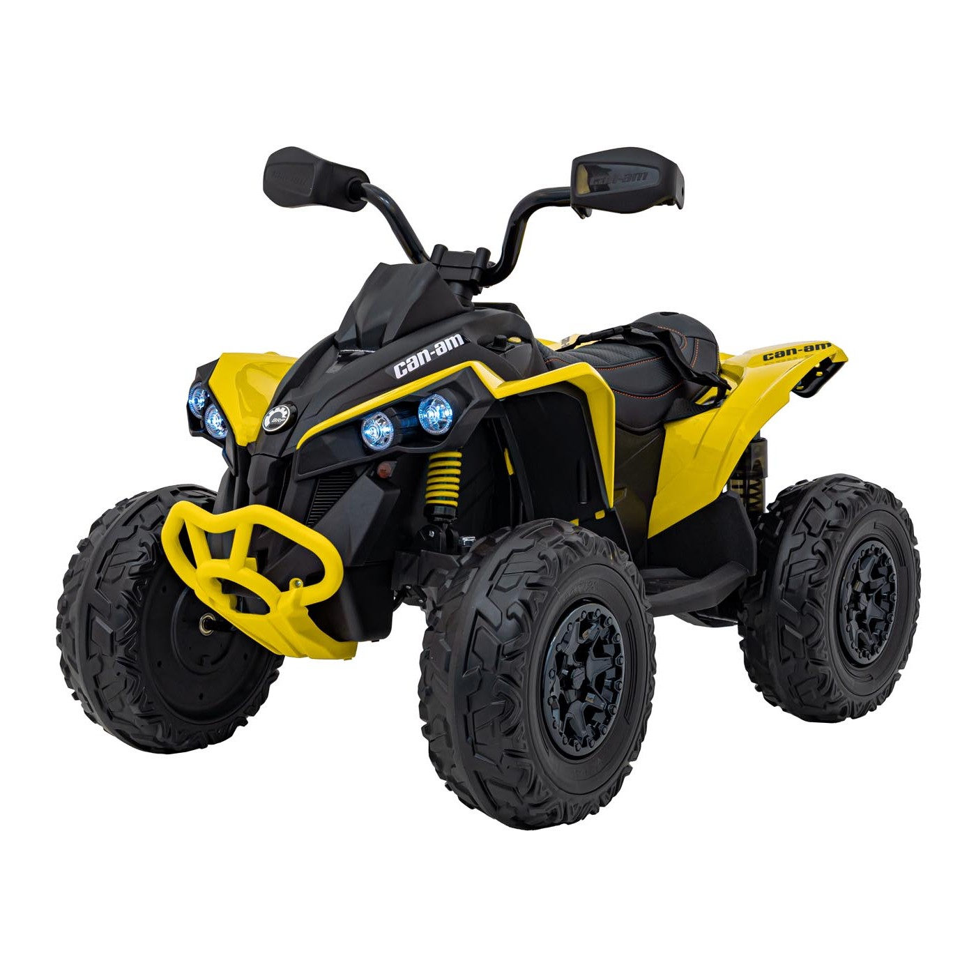 Detská elektrická štvorkolka Maverick ATV 2x200W žltá
