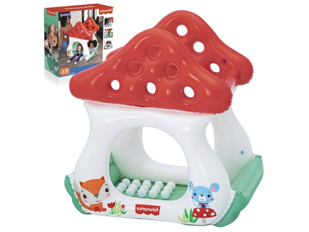Nafukovací bazén s loptičkami Bestway Muchotrávka od Fisher Price