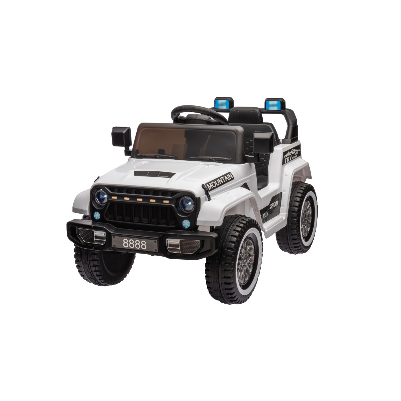 Elektrické autíčko OFF ROAD Mountain biele