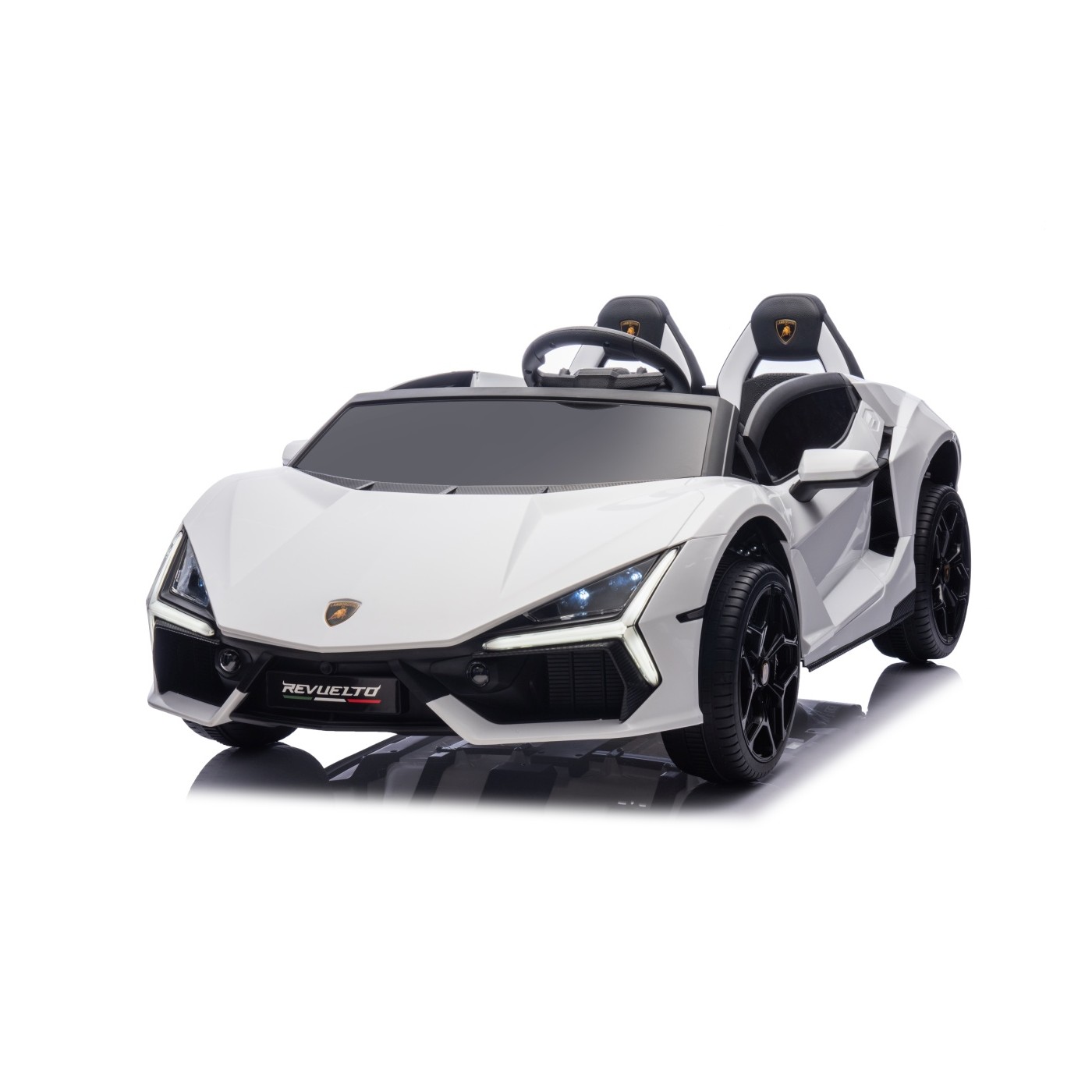 Detské elektrické auto Lamborghini Revuelto XL STRONG biele