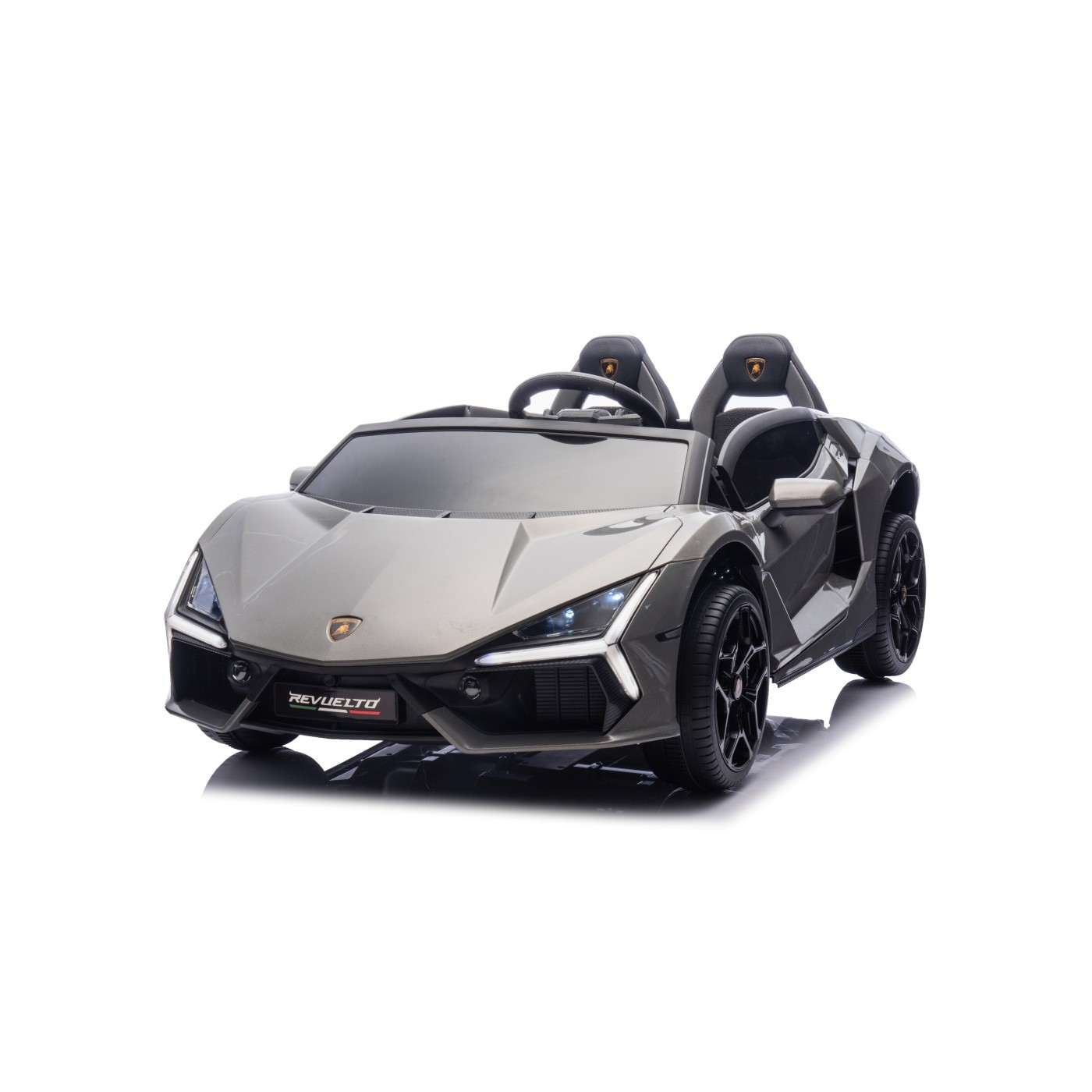 Detské elektrické auto Lamborghini Revuelto XL STRONG šedé