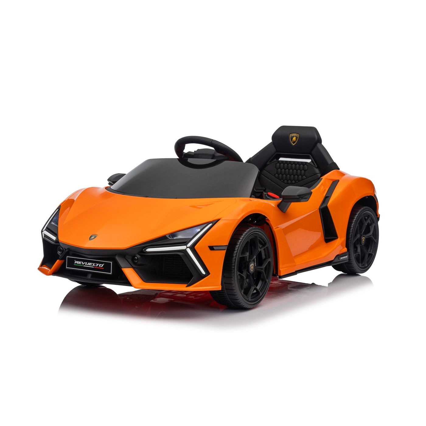 Detské elektrické autíčko Lamborghini Revuelto oranžové