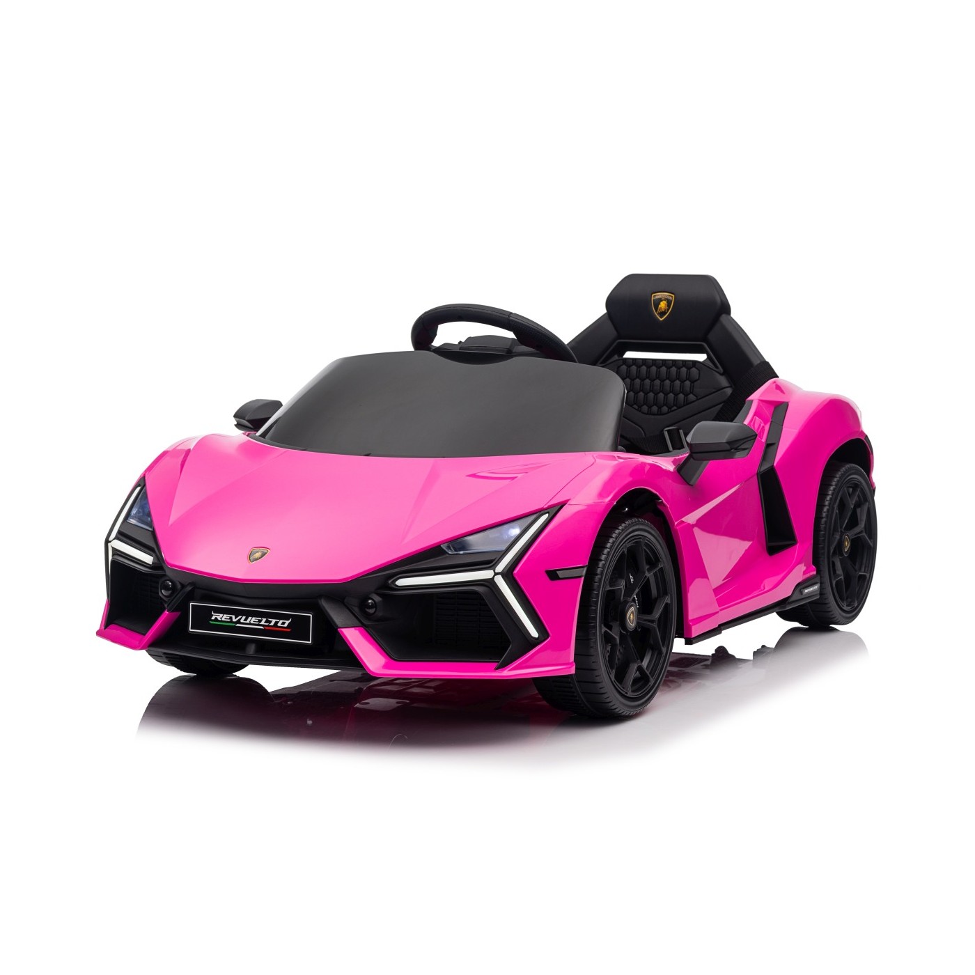 Detské elektrické autíčko Lamborghini Revuelto ružové