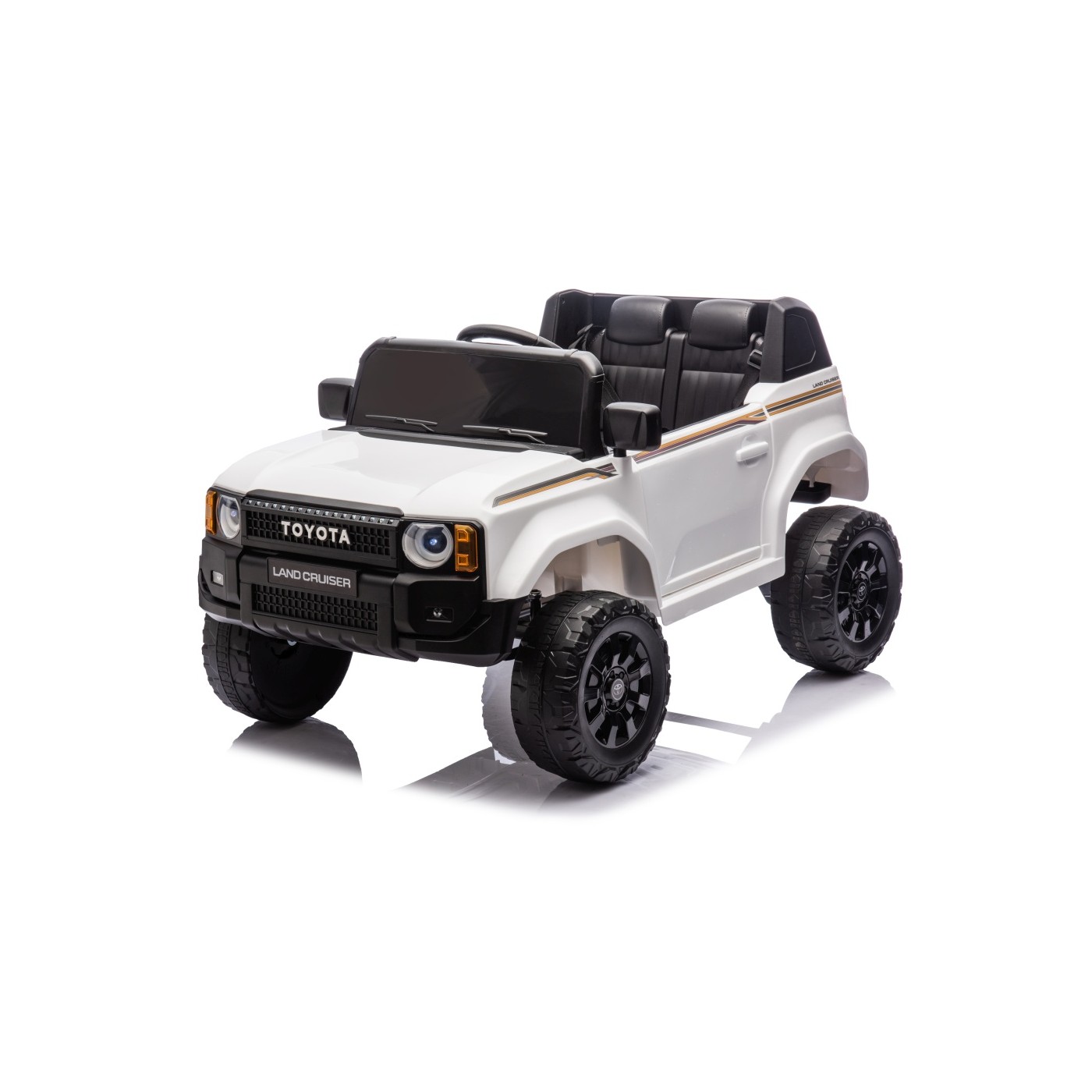 Elektrické autíčko Toyota Land Cruiser PRADO biele