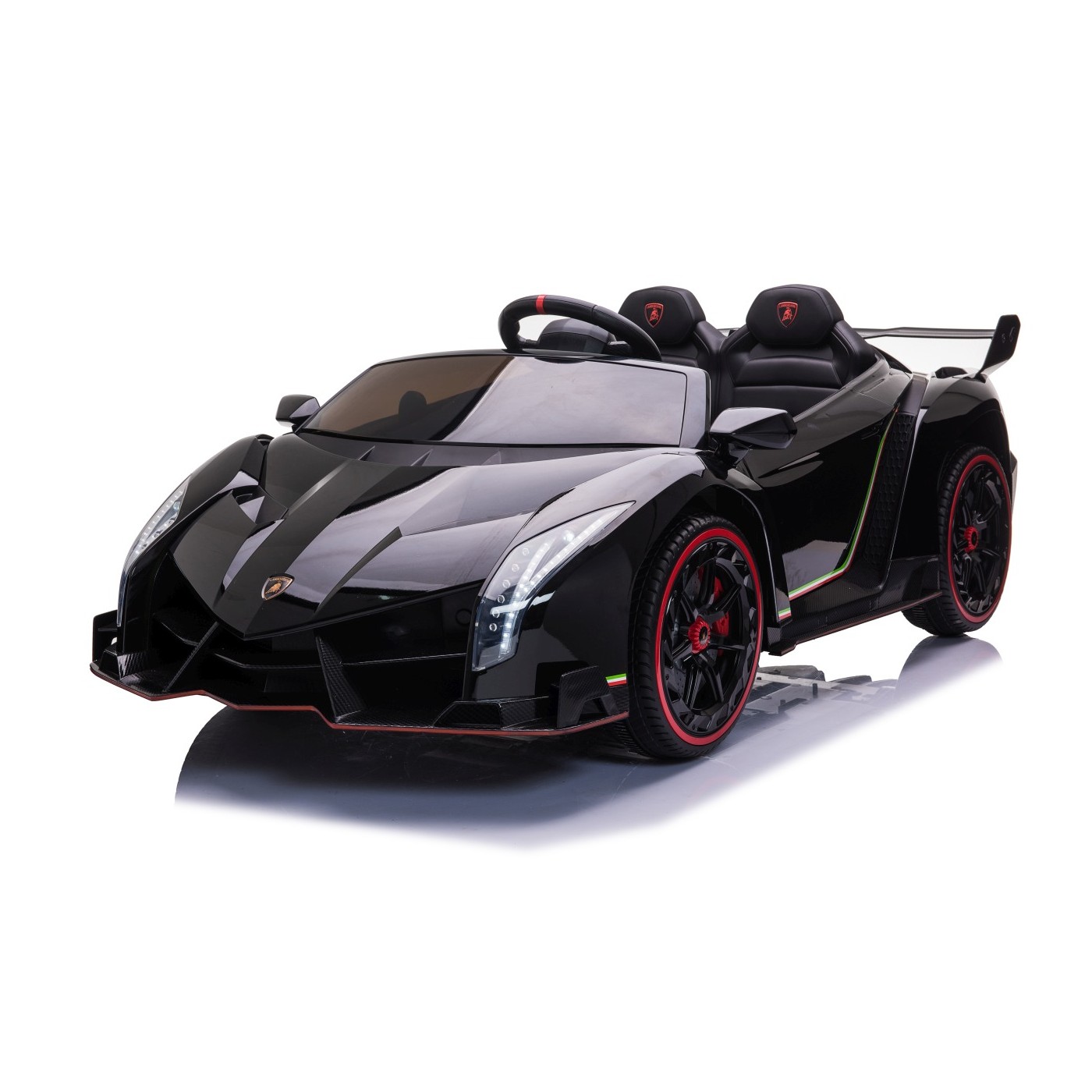 Elektrické autíčko Lamborghini Veneno 4x4 čierne