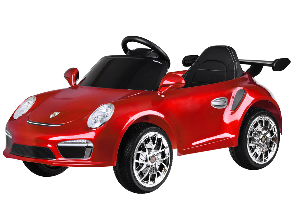 mamido Elektrické autíčko Porsche RUF CTR3 lakované červené