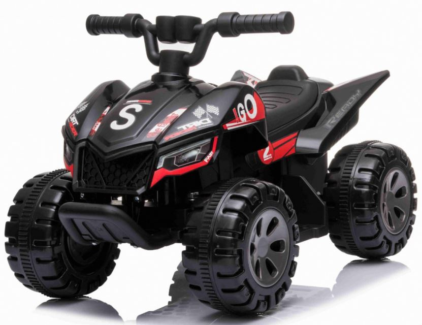 Detská elektrická štvorkolka The Fastest čierna - Použité - R-PA.BRD-2101.SK
