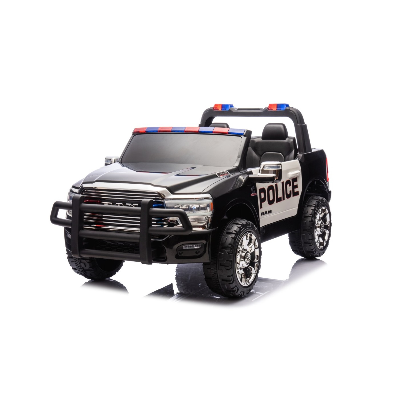 Elektrické policajné autíčko RAM 3500 čierne
