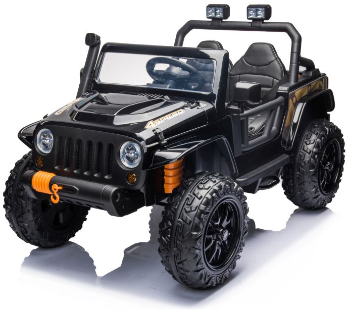 Elektrické autíčko Jeep 4Speed ​​24V | 4x200W čierne