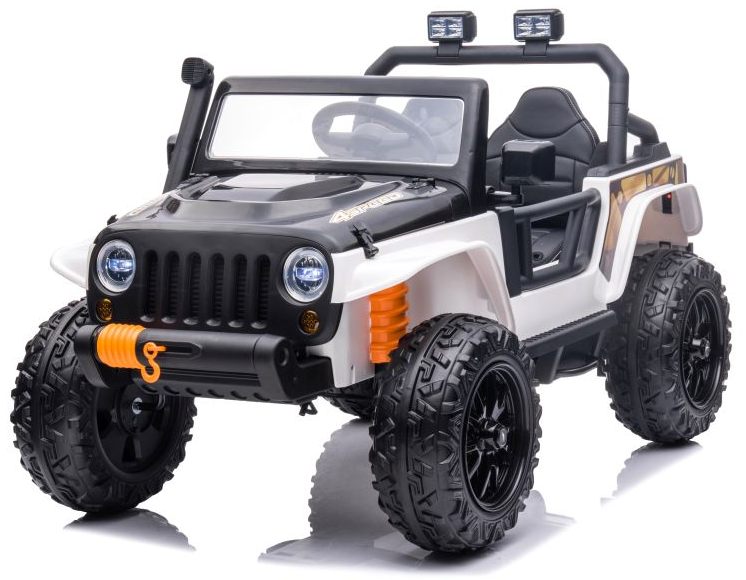 Elektrické autíčko Jeep 4Speed ​​24V | 4x200W biele