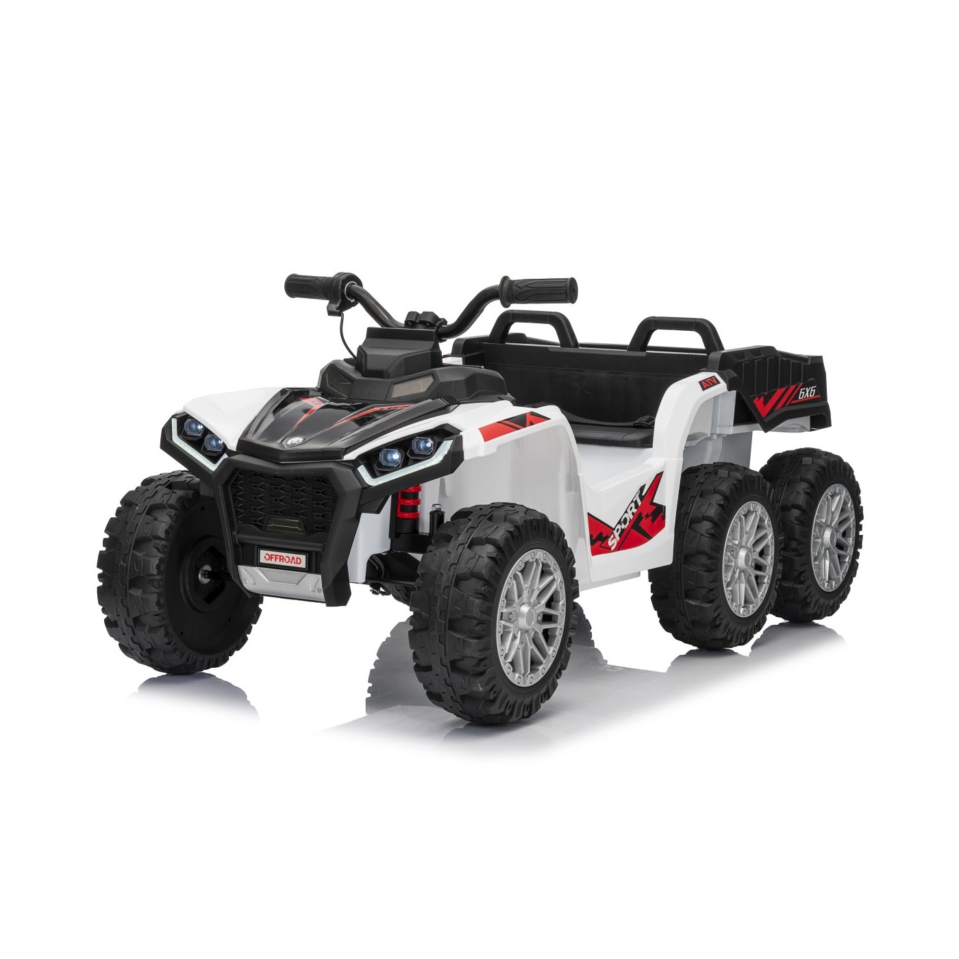 Detská elektrická štvorkolka Quad Sport TX ATV biela