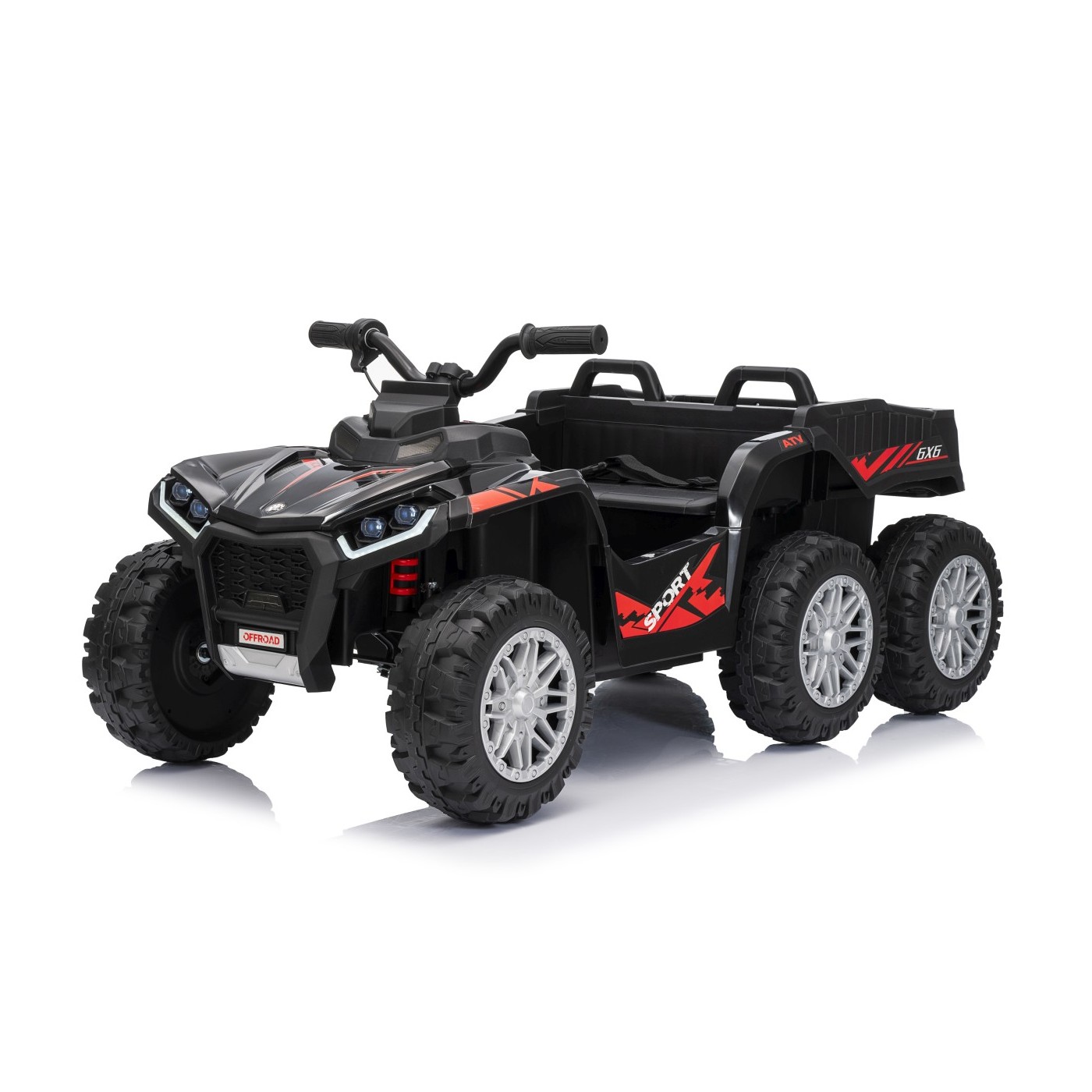 Detská elektrická štvorkolka Quad Sport TX ATV čierna