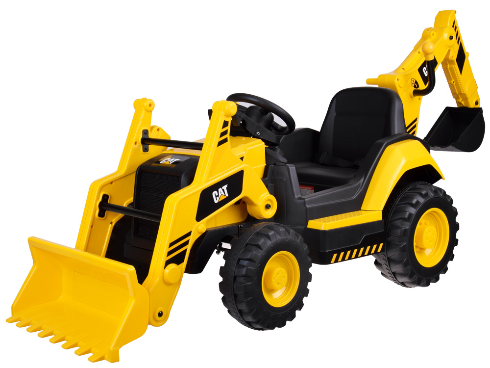 Detské elektrické rýpadlo CAT ZA5612 žlté