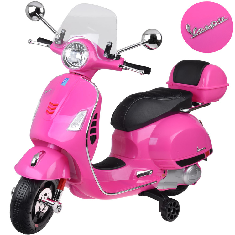 mamido Elektrický skúter VESPA GTS Super PA0333 ružový