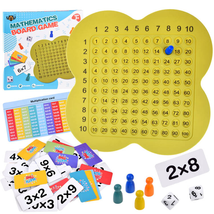 mamido Edukatívna matematická hra tabuľa na učenie násobilky GR0619