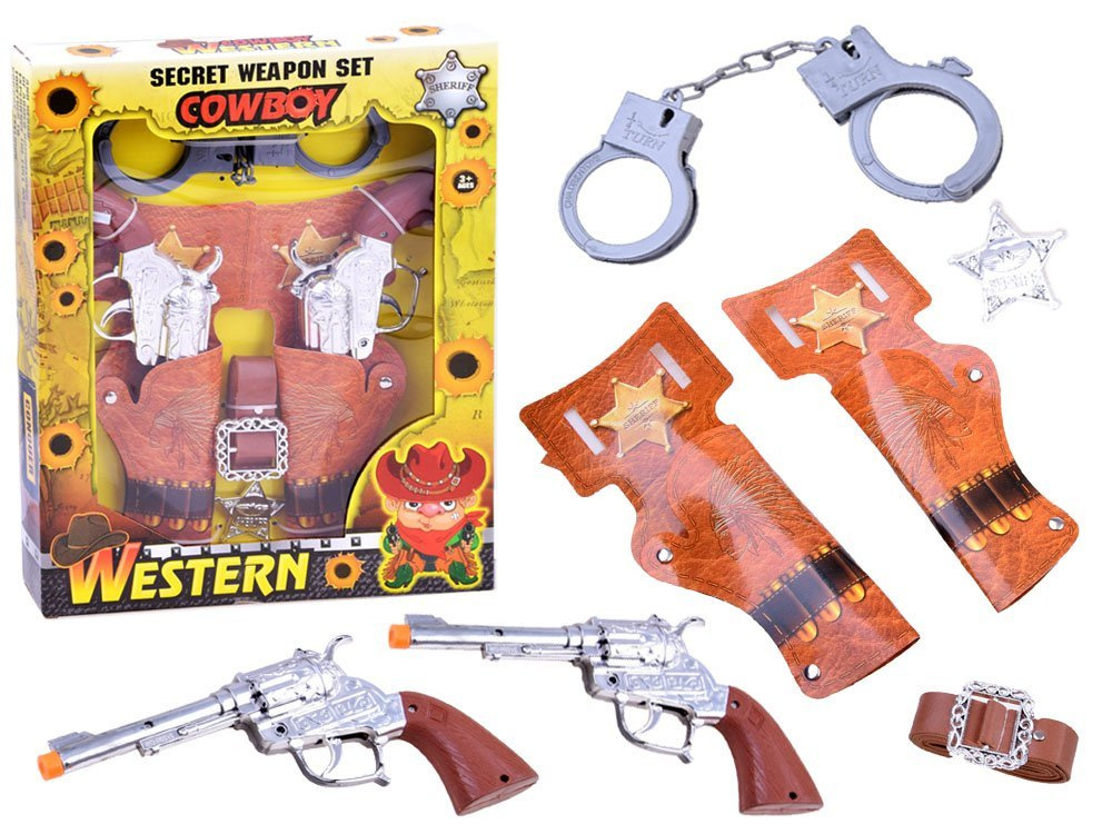 mamido Kovbojská sada revolver kovbojská pištoľ ZA2452